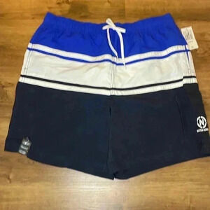 Nautica NWT Men’s XL Elastic Waistband Bright Cobalt Swim Trunks